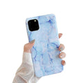 Coque iPhone silicone souple design marbre fini gloss Coque iPhone Paprikase Bleu iPhone 7/8/SE 2020/SE 2022 