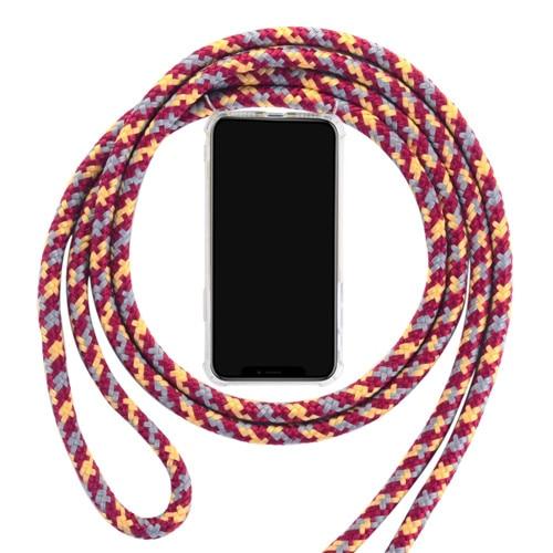 Coque iPhone transparente avec cordon autour du cou Coque iPhone Paprikase Rouge iPhone 7/8/SE 2020/SE 2022 