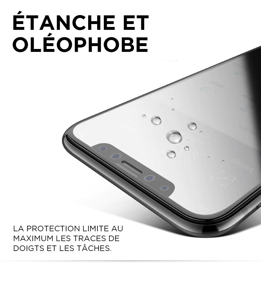 PROTECTEUR D'ÉCRAN ANTI-ESPION en verre trempé pour iPhone 13 Pro