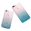 Coque iPhone transparente dégradé de couleurs Coque iPhone Paprikase Vert iPhone 6/6S 